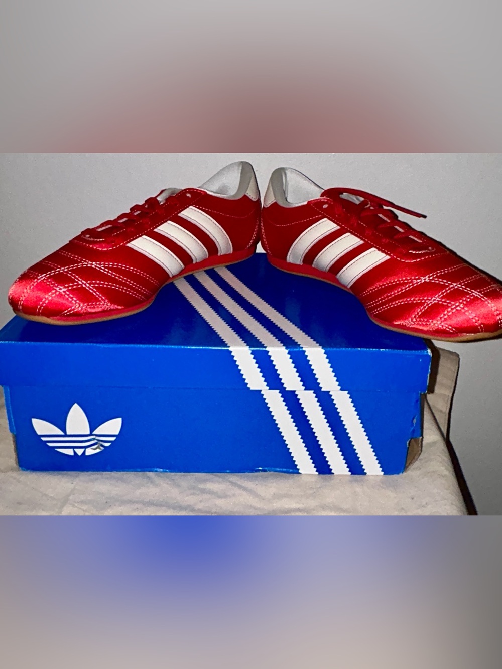 adidas Women's Taekwondo Lace "Better Scarlet". Size 6 New in Box with Tags - Picture 4 of 11